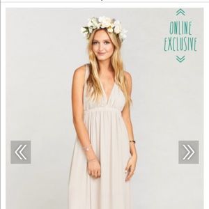 Ava Maxi Dress - Show Me The Ring Crisp